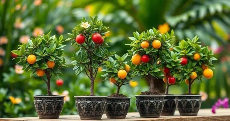 arvores frutiferas anãs para vasos