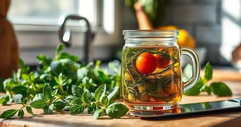 azeite aromatizado com ervas