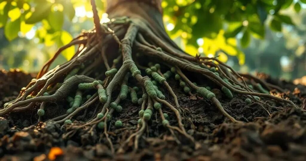 bacterias fixadoras de nitrogenio em arvores