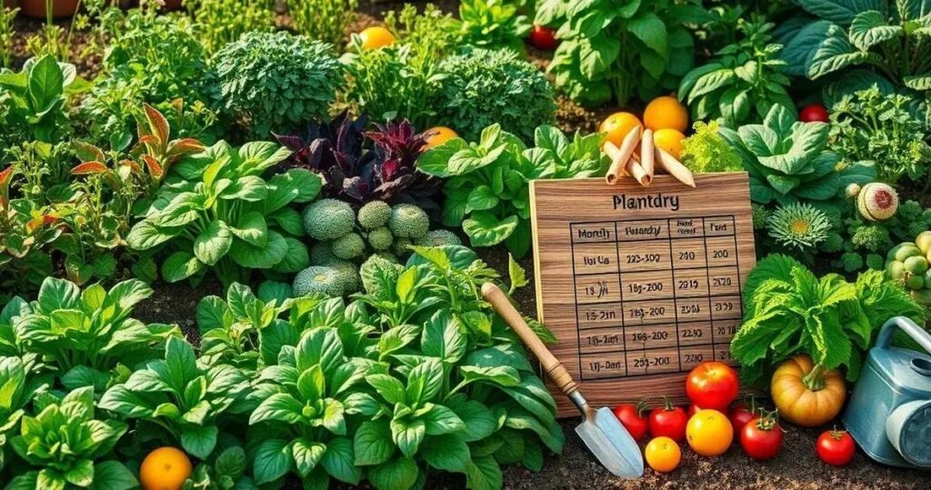 calendário de plantio