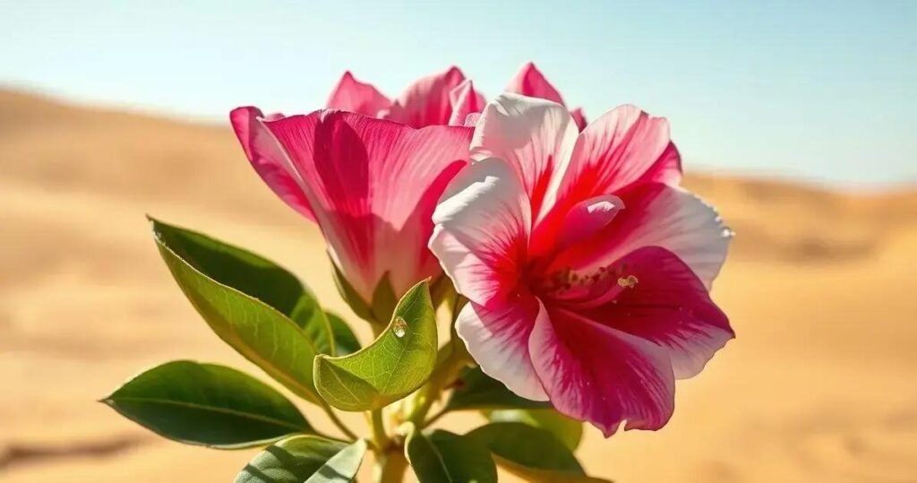 como fazer a rosa do deserto florir