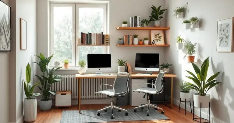 como organizar home office pequeno