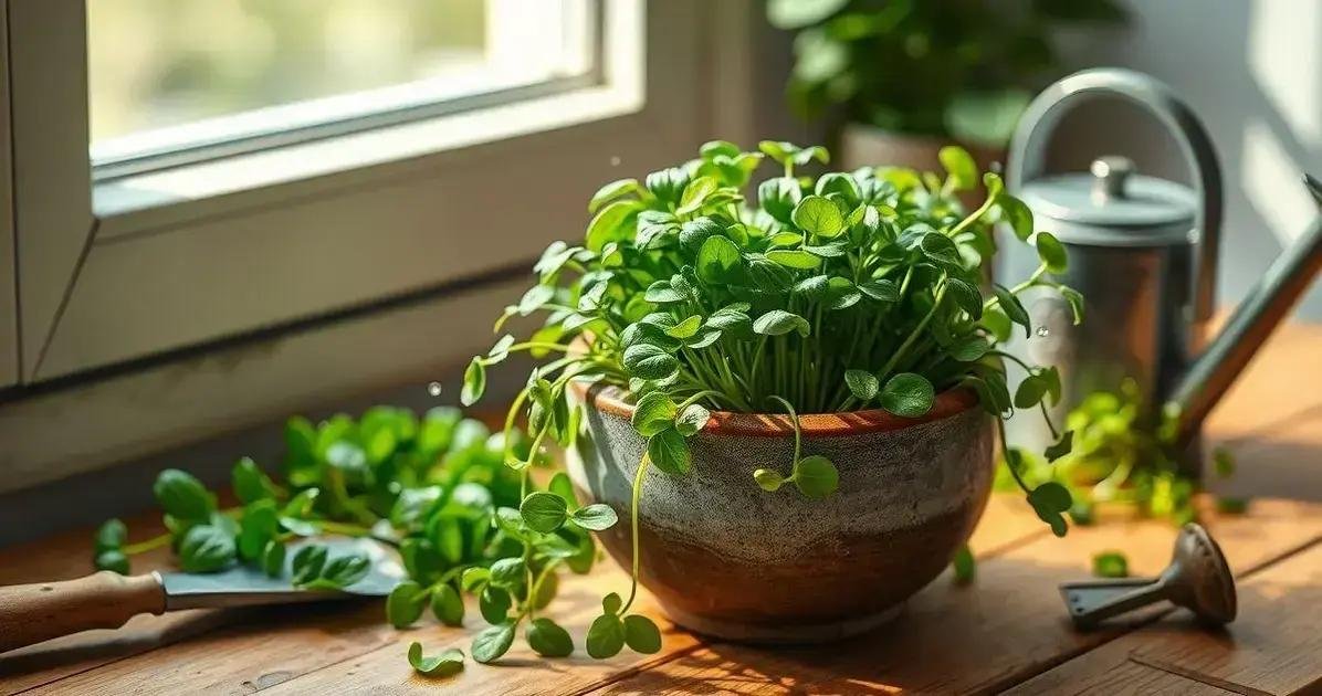 como plantar agrião