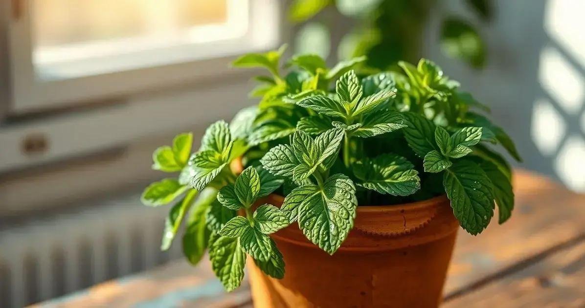 como plantar hortelã