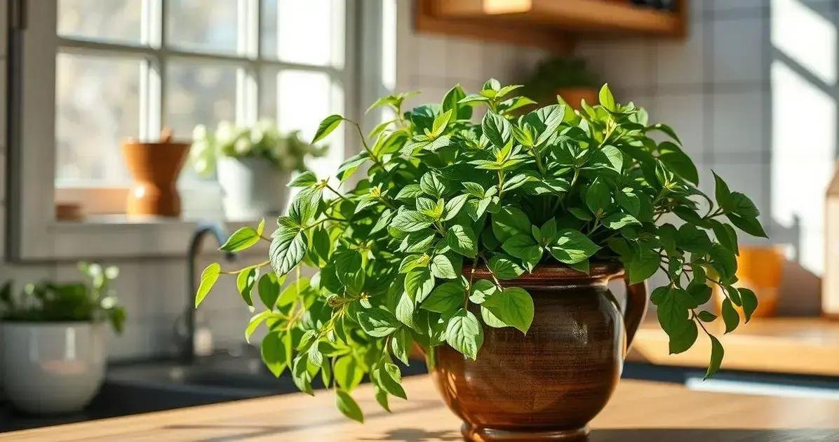 como plantar manjericão