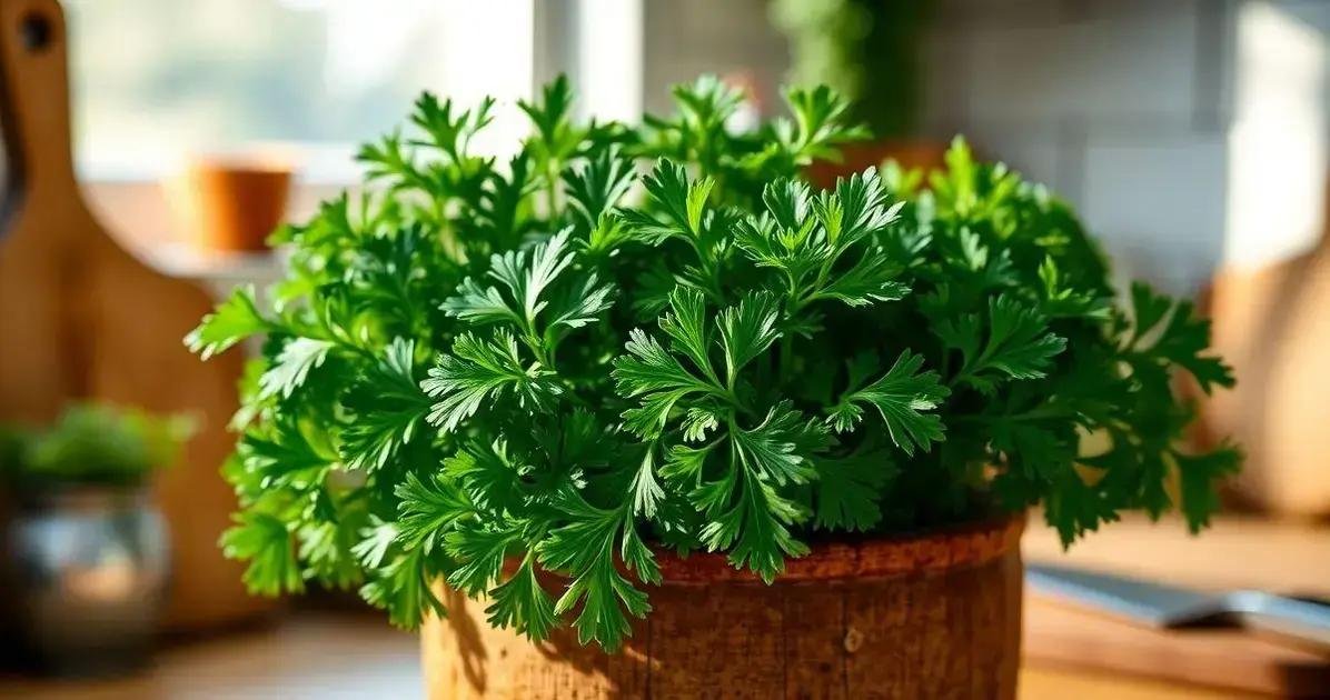 como plantar salsinha