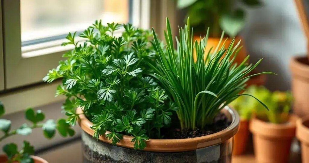 como plantar salsinha