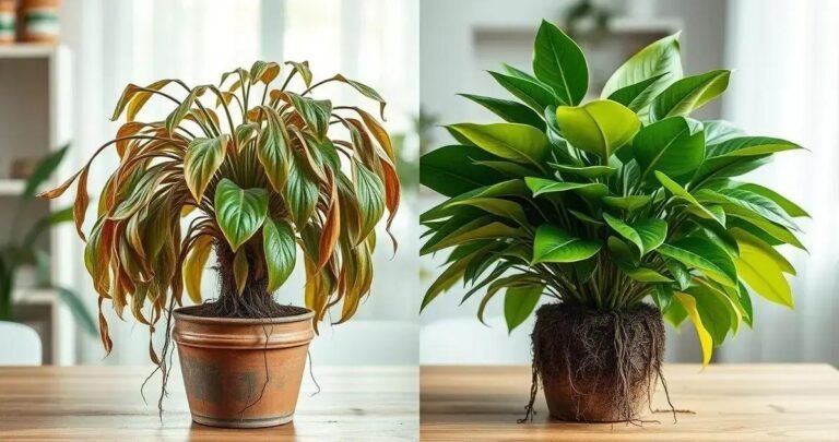 como reviver planta morrendo