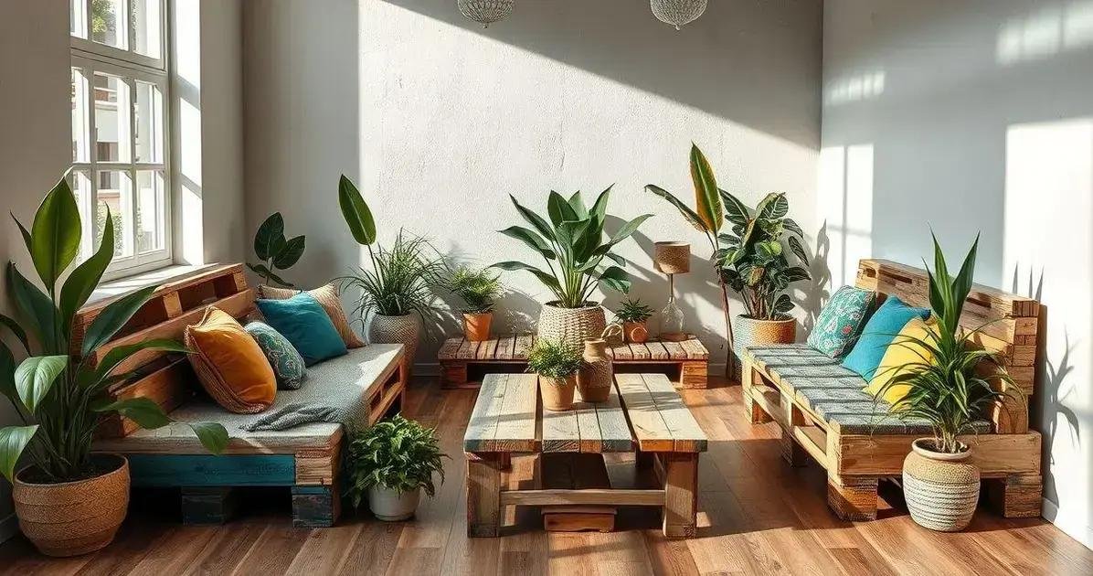 decoração com paletes