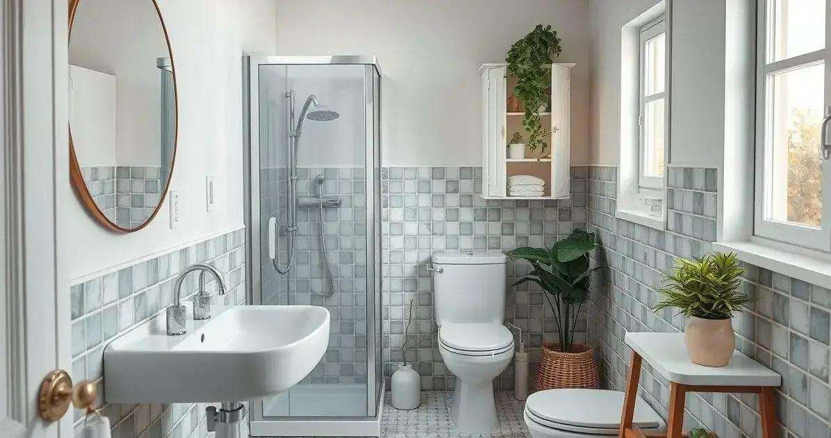 decoração de banheiro