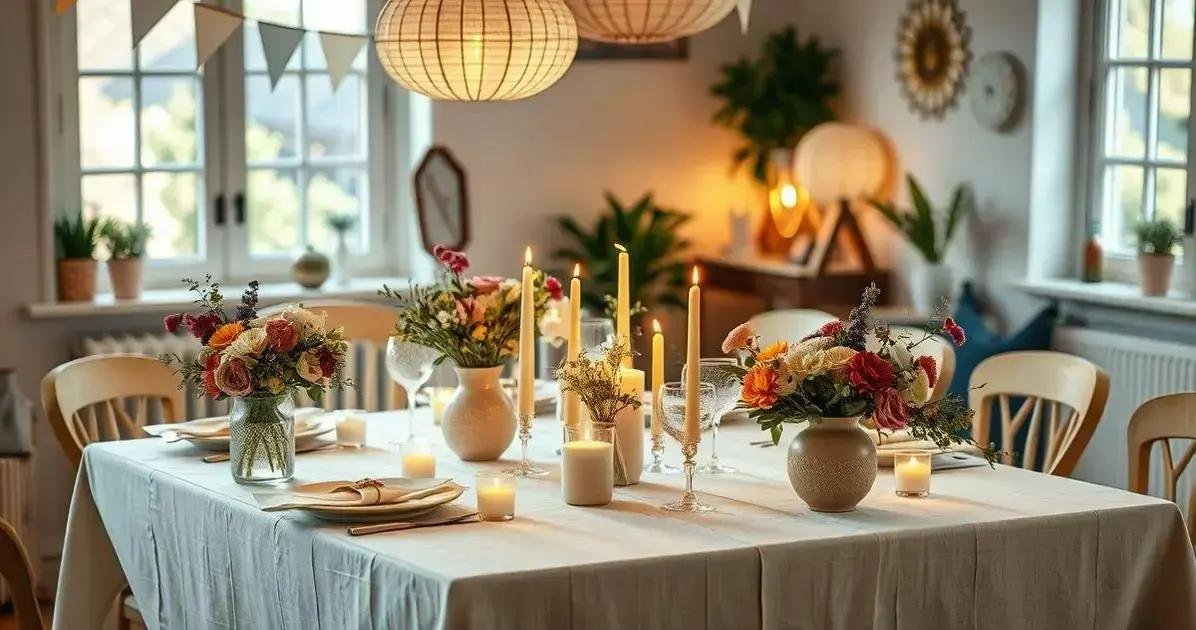 decoração de festa em casa