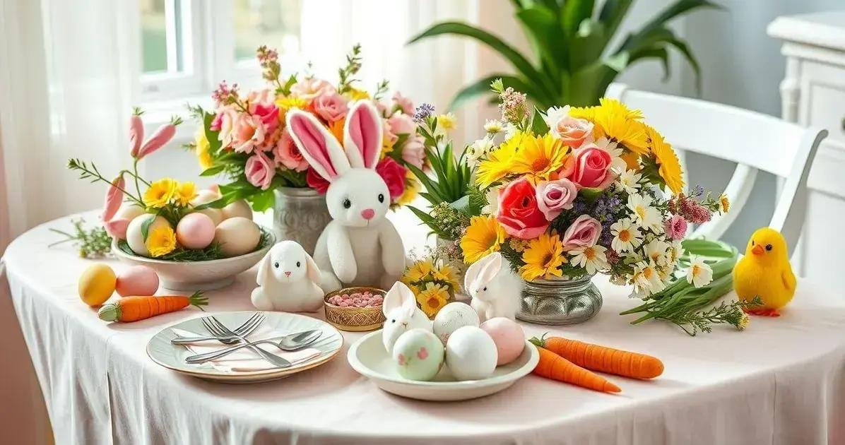 decoração de páscoa