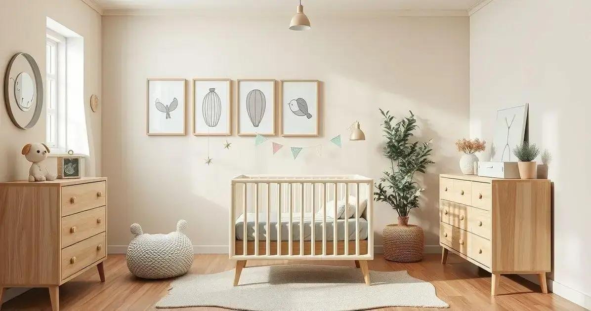decoração de quarto de bebê neutro