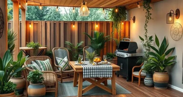 decoração de varanda