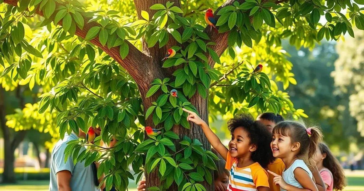 educação ambiental sobre arvores nas escolas