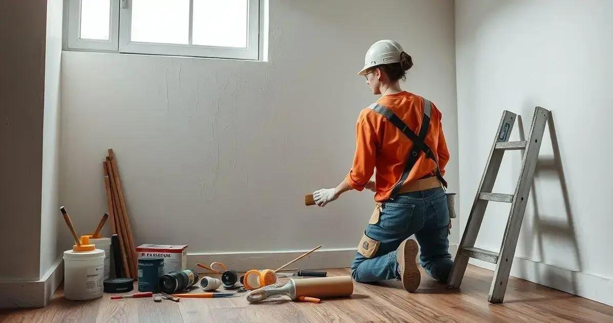 erros ao pintar a parede