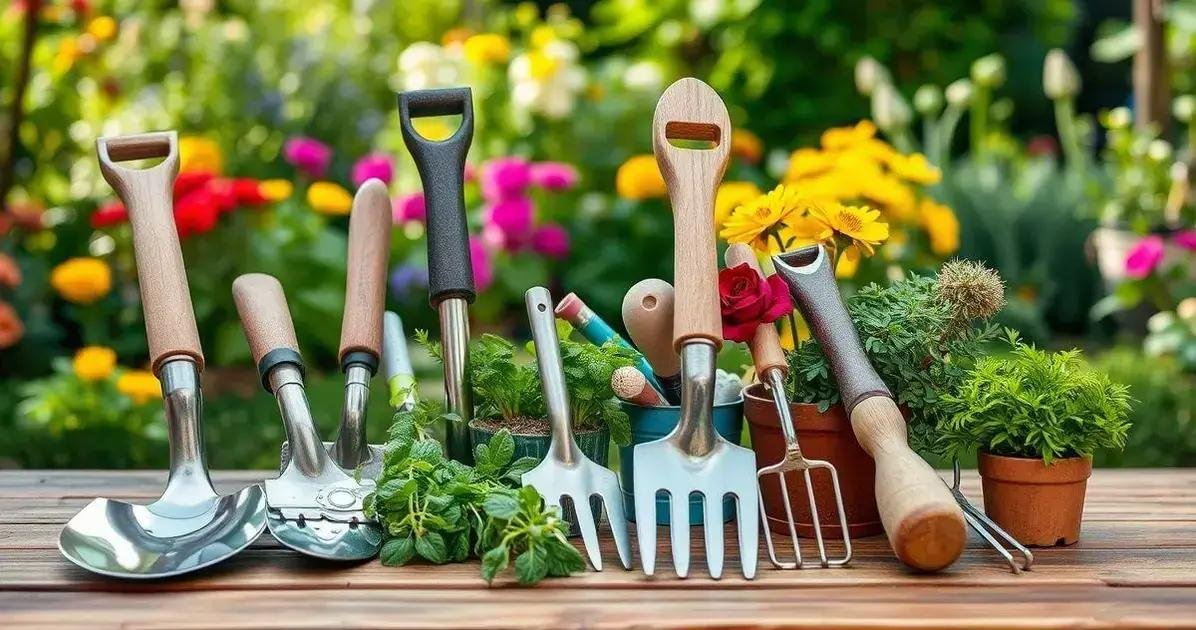 ferramentas de jardinagem