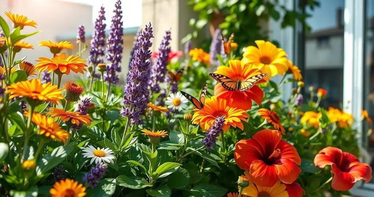 flores que atraem borboletas