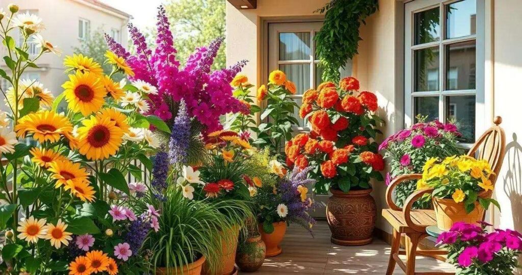 flores que gostam de sol