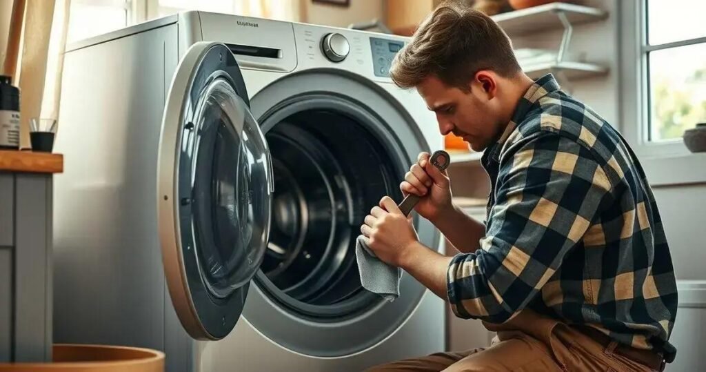 manutenção de máquina de lavar