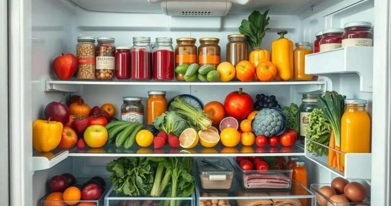 organizar a geladeira