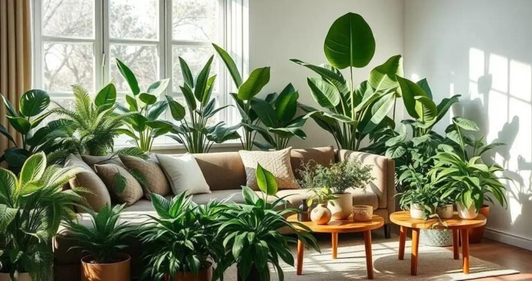 plantas na decoração