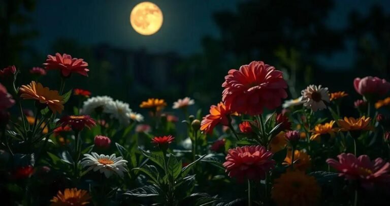 qual a melhor lua para plantar flores