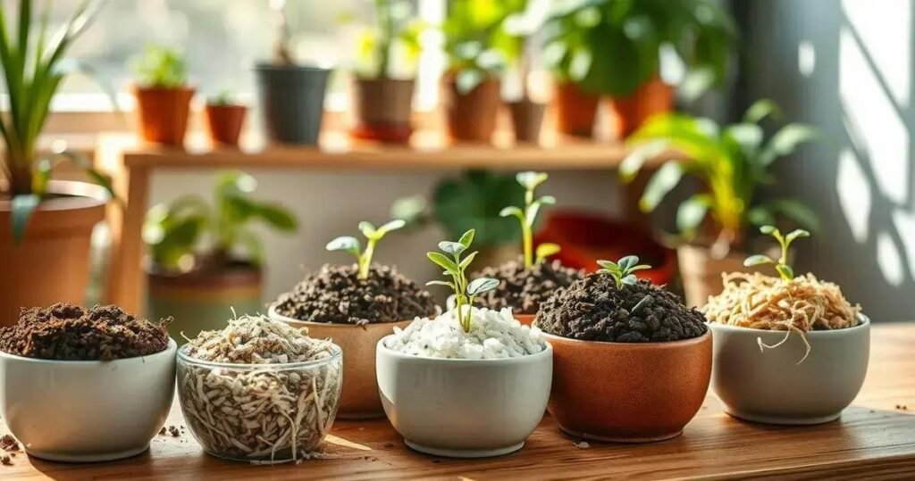 substrato para plantas