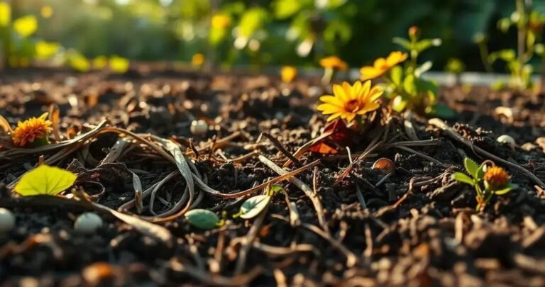 cobertura morta para solo