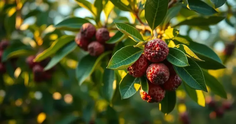 como as arvores produzem frutos