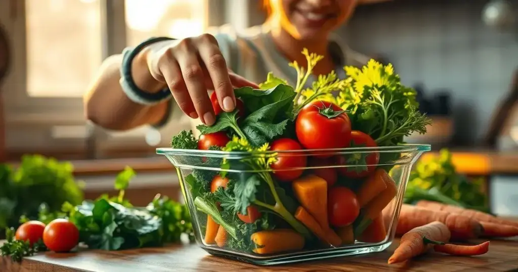 como congelar hortaliças