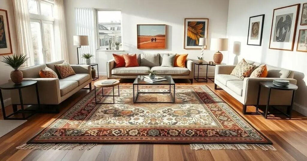 como escolher o tapete ideal para a sala