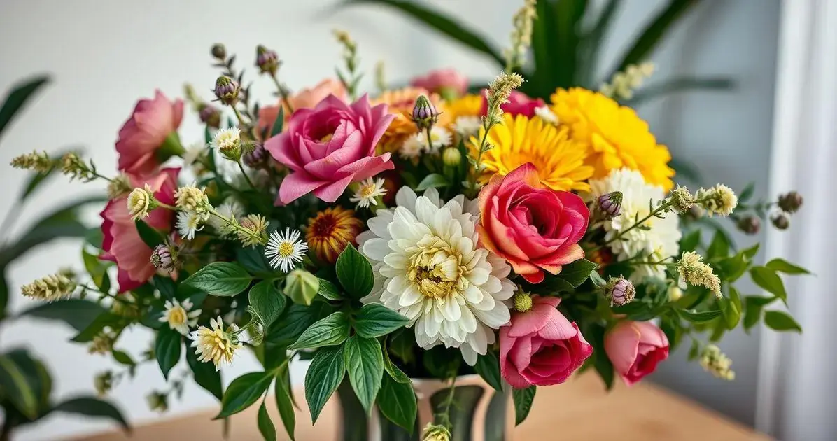 como fazer arranjos de flores para casa