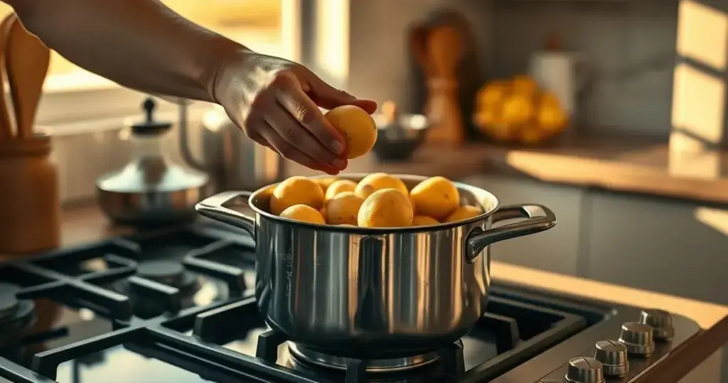 como ferver batata mais rápido