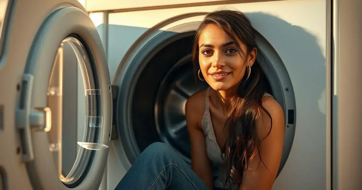 como limpar a máquina de lavar roupa por dentro