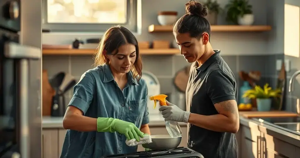 como limpar o forno elétrico