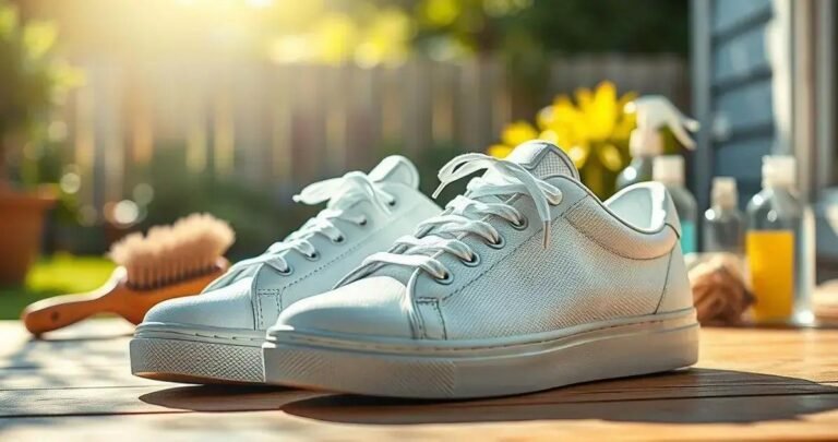 como limpar tênis branco de tecido