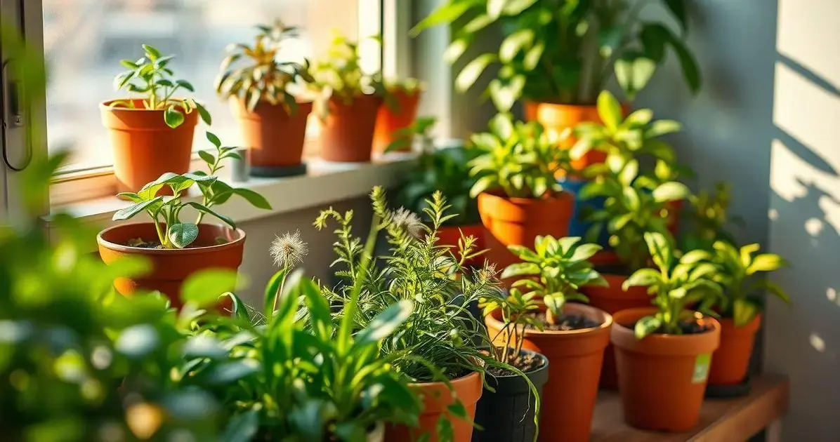 como montar uma horta em apartamento