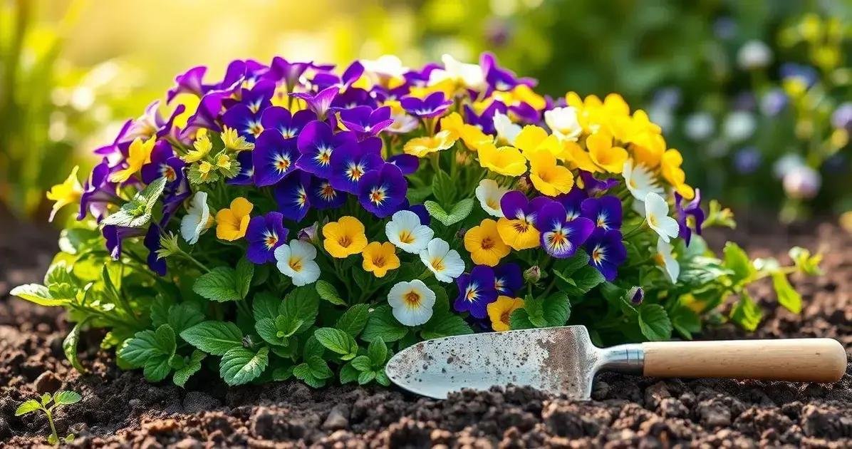 como plantar amor-perfeito