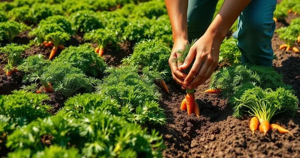 como plantar cenoura