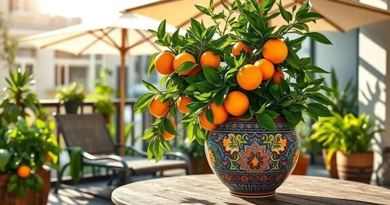 como plantar laranja em vaso