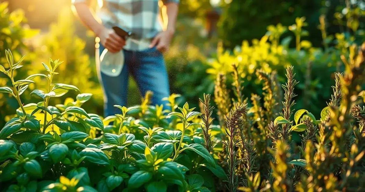 controle de lagartas na horta