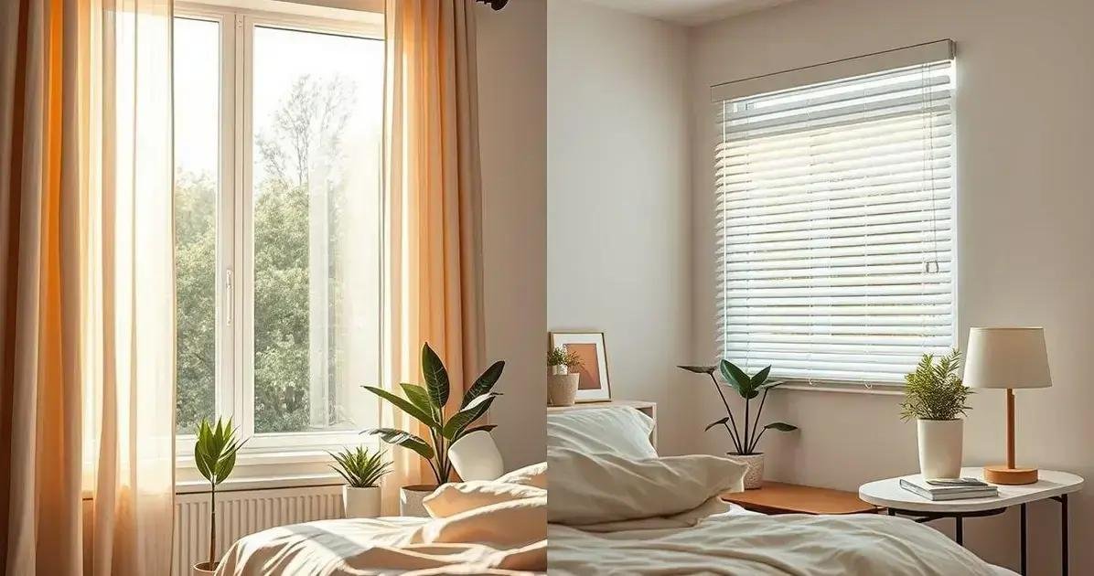 cortinas ou persianas para o quarto
