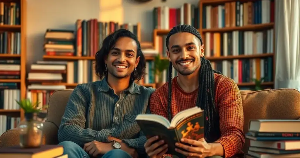 decoração com livros