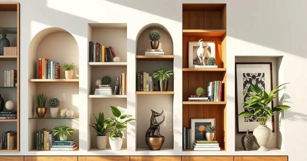 decoração com nichos