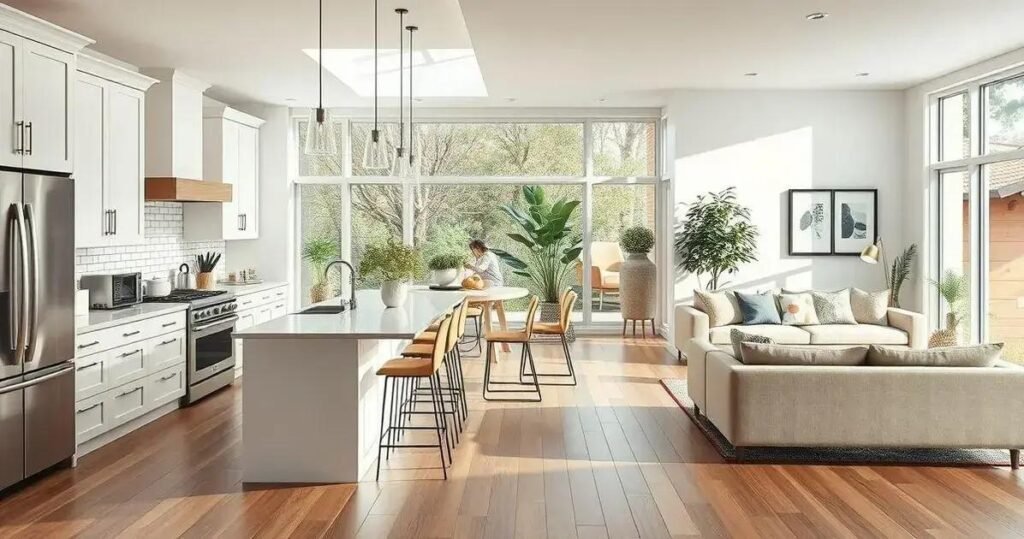 decoração de cozinha americana