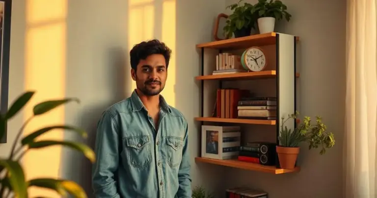 DIY prateleira de canto