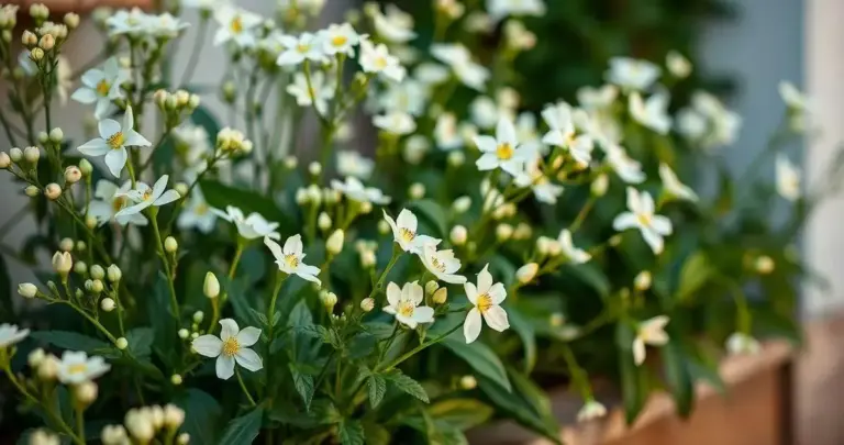 flores brancas para jardim