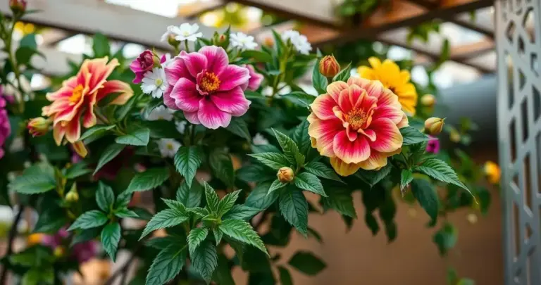 flores para pergolado