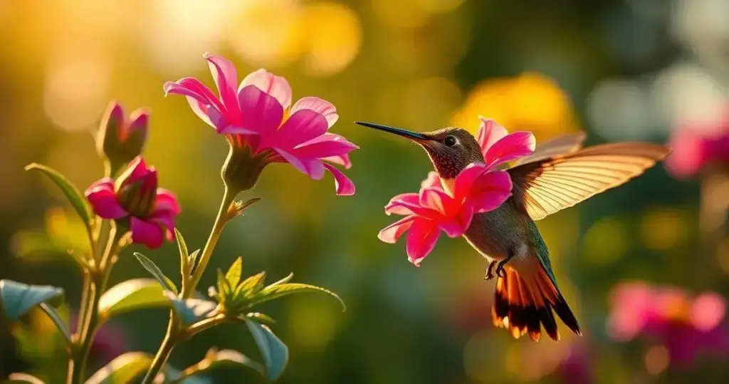 flores que atraem beija-flores